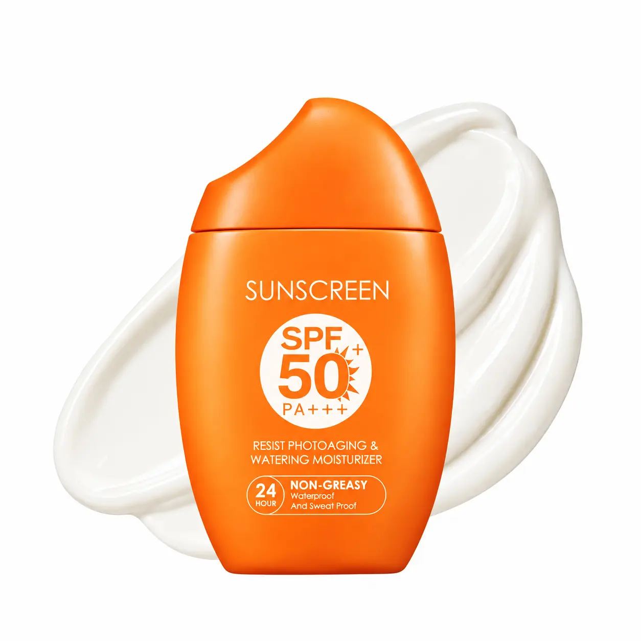 No Cast Just Glow Sunscreen | SPF 50 Broad Spectrum Face Sunscreen | Lightweight, Non-Sticky, Hydrating Formula | No White Cast or Residue | Soothing & Skin Repair, Natural Glow