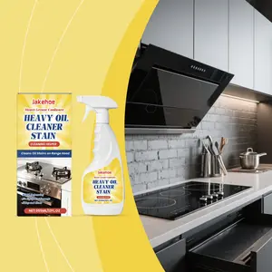 Jakehoe Heavy Oil Stain Cleaner, Portable Easy Clean Kitchen Grease Remover, Suitable for Oven Pans, Durable Cleaning Solution, Stove Oven Cleaner