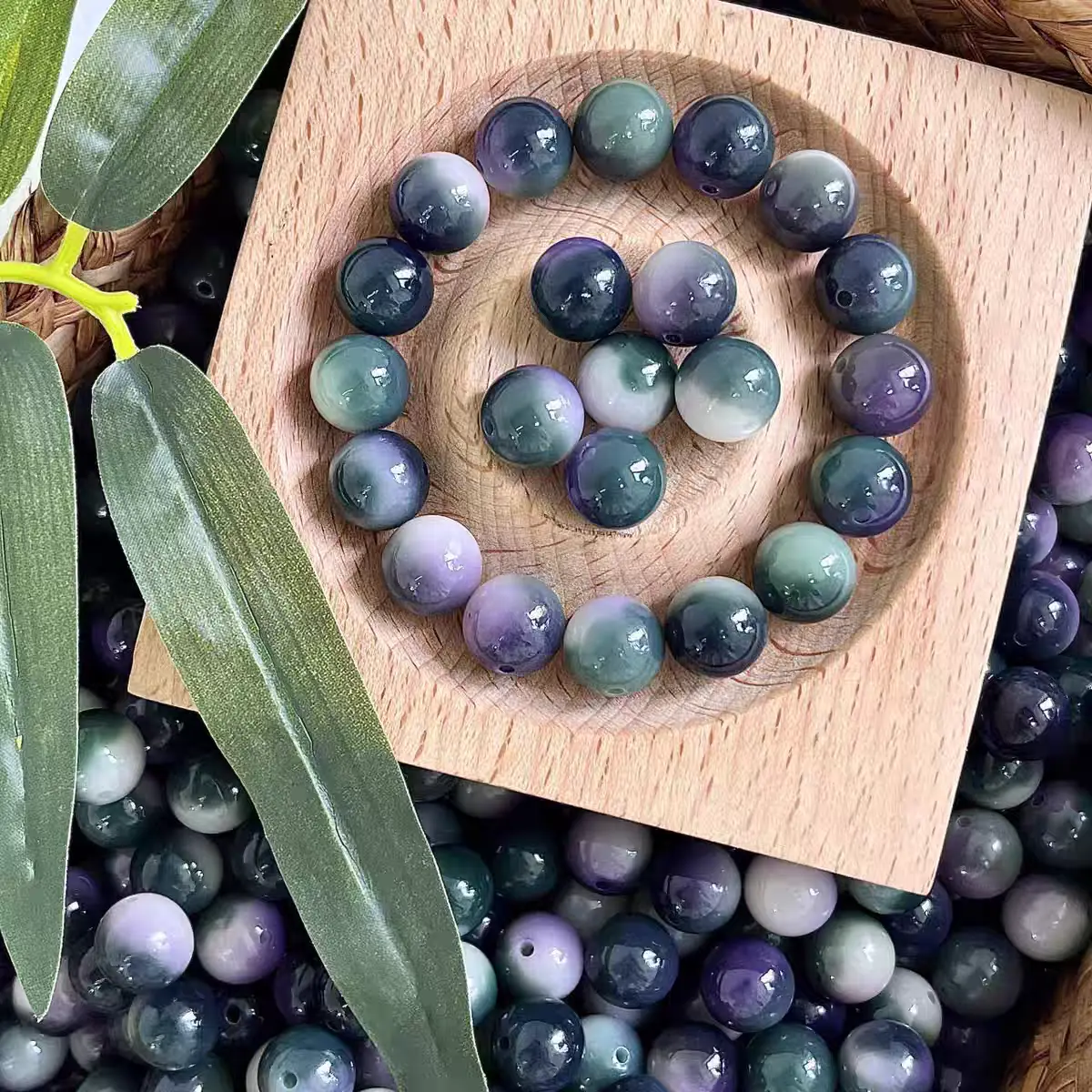 【new】(H29) 12mm gradient taro matcha *100