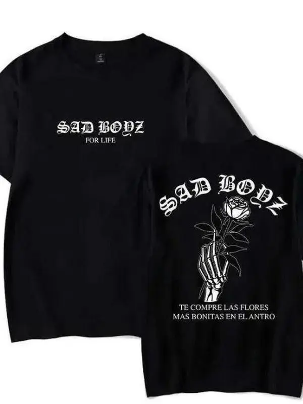 Junior H Sad Boyz Aesthetic Tshirt, junior h merch, junior h shirt merch, Latin Streetwear Tee with Spanish Quote, Emotional Sadboy Graphic Shirt for Men and Women, Hoodie and Sweatshirt for Autumn and Winter