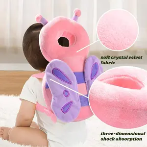 Baby Head Protector Backpack, 4 Styles: Bee Soft Landing & Safety Fall Protection for Crawling, Walking & Falling Back, Ideal for Toddlers and Infants