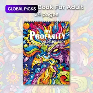 Coloring Book Set, 24 Pages Thick A4 Paper, 11.22 X 8.26 Inches, Single-Sided Coloring, Yo Spiral Binding, Perfect Gift for Holidays #GLOBAL PICKS