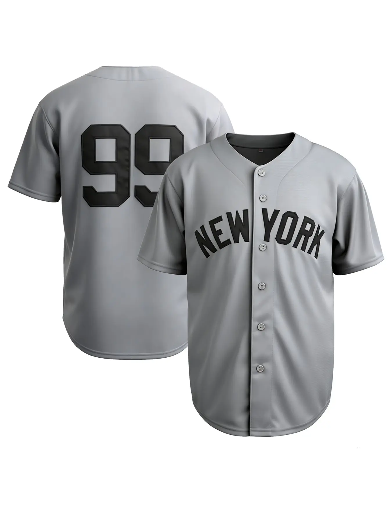 Baseball 99 Sports Jersey with Quick-Dry Short Sleeves, High-Quality Fit for Spring & Fall, Casual Style Sporty Jersey for Your Game Sports Top, Baseball Shirt, Lightweight Jersey, Athletic Tops