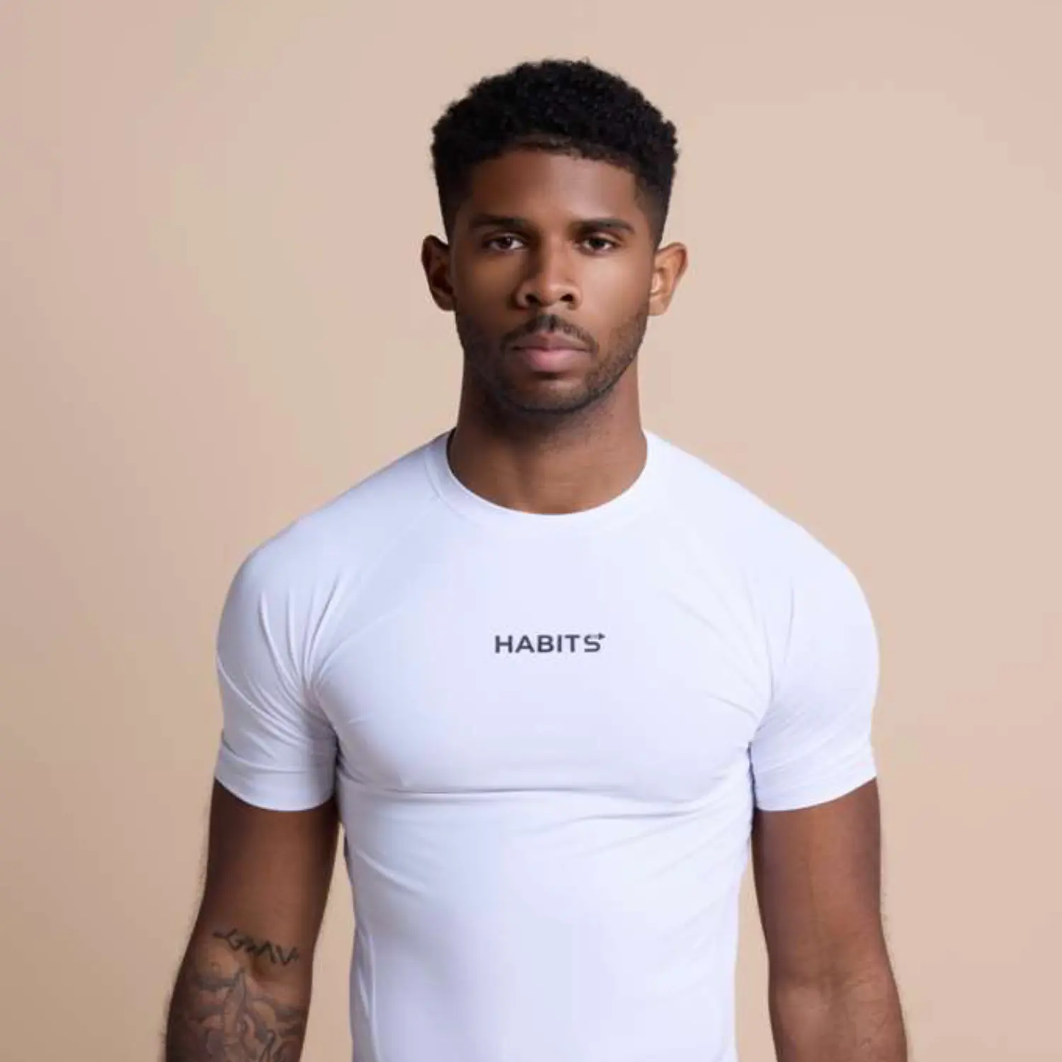 Compression Tee - White