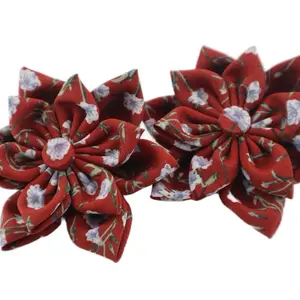 Fabric Flower hair clip, Fabric flower patters, Lotus Flower hair clip, hair clip, hair accessories, accessories, Fabric Flower hair clip