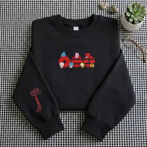 Embroidered Ari.rang Crewneck Sweatshirt, World Tour Girly Hoodie, Music Fan Gifts