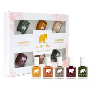 ella+mila Autumn Leaves 6pc Set - Viral Pumpkin Spice & Terracotta Gradient (Vegan)