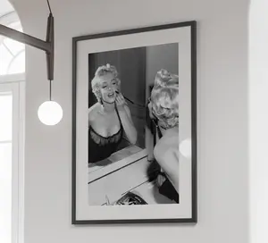 [Sale off up to 50%] [Free ship] Marilyn Monroe Makeup Poster, Black and White, Marilyn Monroe Print, Fashion Wall Art, Vintage Photography, Old Hollywod Prints, Room Decor