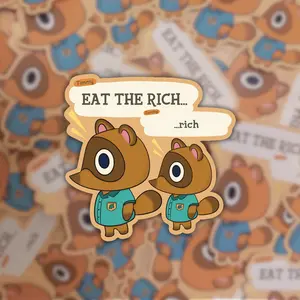 Eat the Rich  - Dye Cut Sticker
