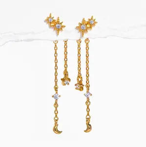 Starry Night Dangle Earrings