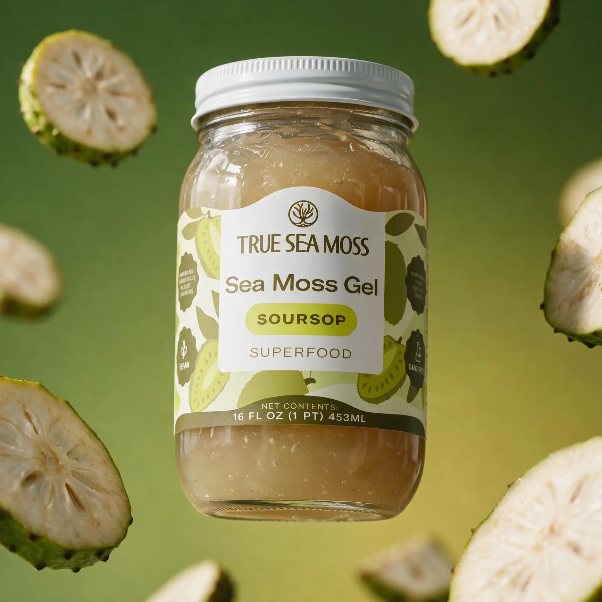 True Sea Moss Soursop Sea Moss Gel – Rich in Essential Minerals & Vitamins – supports vitality True Sea Moss Soursop Sea Moss Gel – Rich in Essential Minerals & Vitamins – supports vitality