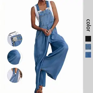 Fashion - Size Denim Overalls for Women -  Relaxed Fit