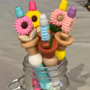 Beadable pen Plastic RANDOM
