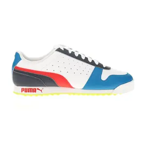 PUMA Mens Roma Hacked Goods Lace Up Sneakers Shoes Casual - White