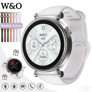 Smart Watch for Women, Fitness Tracker & Activity Tracker with Bluetooth Calls (Answer/Make), 1.8" HD/AMOLED Smartwatch for iPhone/iOS/Android, 100+ Sport Modes, IP67 Waterproof, Heart Rate/SpO2/Sleep Monitor, 7 Bands