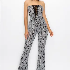 Strapless Design Jumper