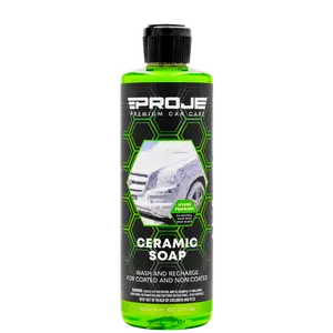 Ceramic Soap - Rejuvenates Existing Ceramic Coating - High Foam Action & Shine - Safe on Non-Coated Cars - Car Shampoo - 16 Fl Oz