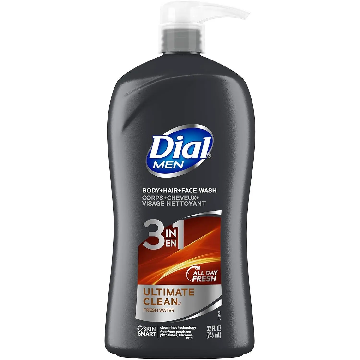Dial Men 3in1 Body, Hair and Face Wash,