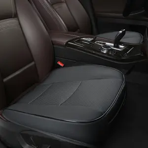 Universal Car Seat Cover-Black PU Leather Seat Cover-Automotive Seat Cover Accessories for Honda,BMW,Mercedes Ben,Lexus,VW,Nissan Interior Protector