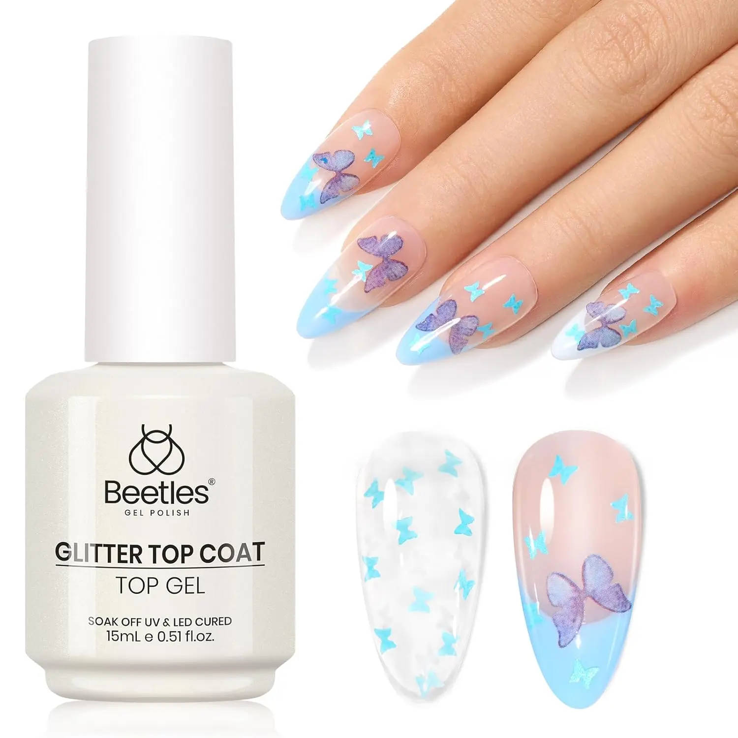 15ML Butterfly Top Coat