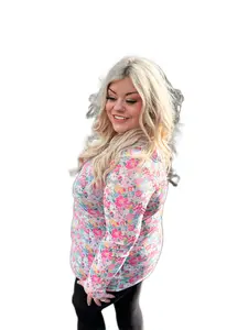 Wild Flowers Mesh Top