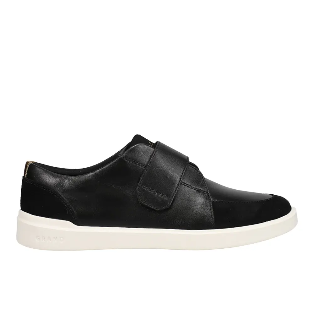 Cole Haan Womens Grand Crosscourt Monk Strap City Slip On Sneakers Shoes Casual - Black