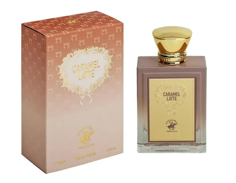 Beverly Hills Polo Club | Caramel Latte Gourmand 3.4oz / 100ml Eau de Parfum Spray for Women – Sweet & Cozy Gourmand Fragrance with Caramel & Coffee Notes – Long-Lasting All-Day Scent | Ideal for Everyday Wear, Date Nights, or Special Occasions