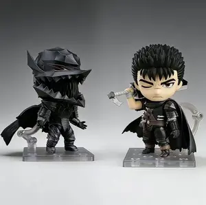 Q Version Nendoroid, Berserk Guts, Movable Doll with Interchangeable Faces, Anime Figure Model