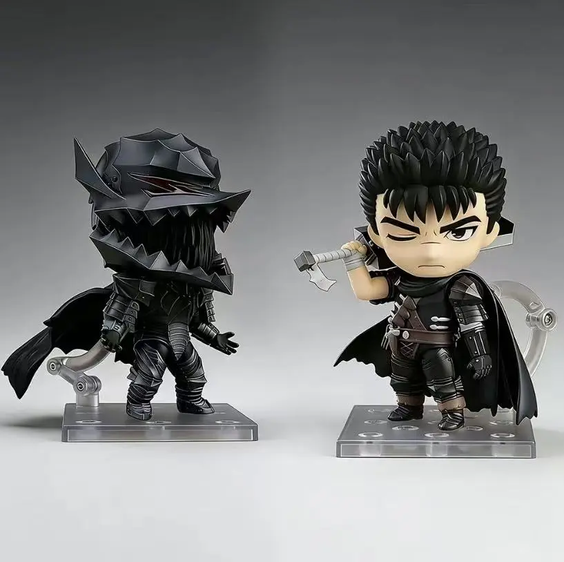 Q Version Nendoroid, Berserk Guts, Movable Doll with Interchangeable Faces, Anime Figure Model