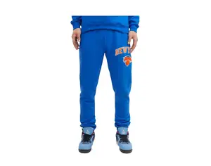 Pro Standard New York Knicks Men Sweatpants Royal Blue