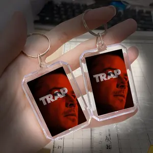 Trap Movie Keychain - Premium Acrylic Design, Double-Sided High-Quality Print, Durable and Perfect for Thriller Fans and Collectors