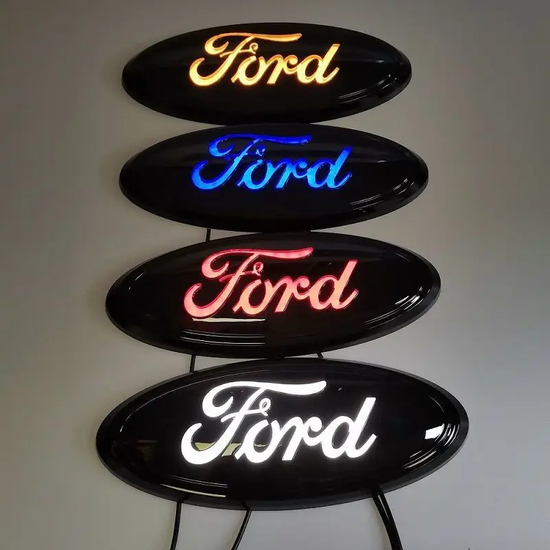 Ford Illuminated Emblem F150 F250 Edge Explorer Transit Front Grille Flowing Dynamic Emblem Light