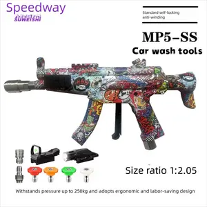 Speedy Mp5 Car Wash Tool, Handheld Car Wash, Home & Commercial Use, High-Pressure Water Spray, New Simulation Car Wash Device, Essential Cleaning Gear