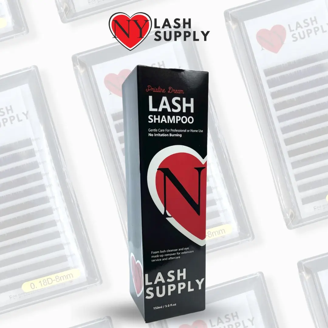 Foaming Lash Cleanser for Extensions & Lifts - PH Balanced, Oil-Free and Cleansing Shampoo Brow