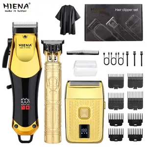 Professional Hair Clipper and Trimmer Set for Men, Cordless Rechargeable Barber Haircut Kit with LED Display, Ideal Gift for Male Grooming, USB Rechargeable Clipper, Hair Cutting Kit