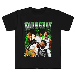 Youngboy Green Fan Style Softstyle Unisex T-Shirt