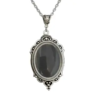 Magnifying Glass Choker Chain Necklaces Pendant