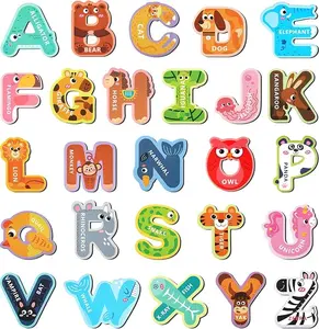 Magnetic Alphabet Letters – 26 Large ABC Fridge Magnets for Preschool Learning, Early Literacy Toy, Educational Spelling Game for Toddlers & Kids