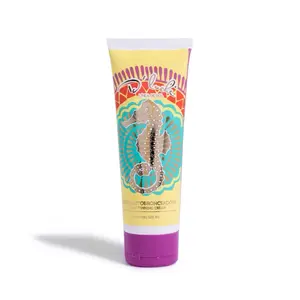 D'Luchi Body Scrubs AutoBronceadora Cream 120ml - Collagen & Vitamin E for Soft Hydrated  - Non-Staining Coco-Vanilla Scent - Safe Year-Round Bronzing FSP 50+