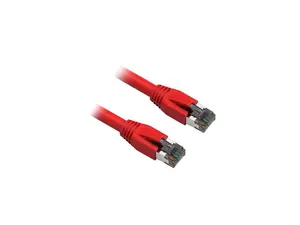 Nippon Labs Cat8 RJ45 25FT Ethernet Patch Internet Network LAN Cable, Indoor/Outdoor, 24AWG, Shielded Latest 40Gbps 2000Mhz, Weatherproof S/FTP for Router, PS4, PS5, Xbox, PoE, Switch, Modem (Red)