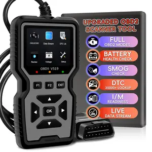 Obd2 Car Scanner Diagnostic Tool Automotive Scan Tool for Engine Check, Read Codes and Reset, Mode 6 Mode 8 & I/m Ready, Plug and Play Obdii/eobd Device for 1996 and Newer Cars