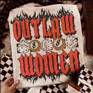 Out-law Women Flames shirt, vintage crewneck sweatshirts, western outfit women, cowgirl outfits, western clothing stuff tops, country concert outfits, western style clothes