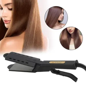 Hair Straightener,Hann Professional Electronic Hair Straightener Irons Portable Ceramic Flat Straightening Styling Tools(Black)