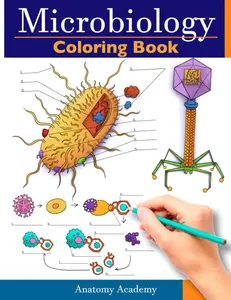 Microbiology Coloring Book – Learn Microbial Structures and Immune System Concepts Visually
