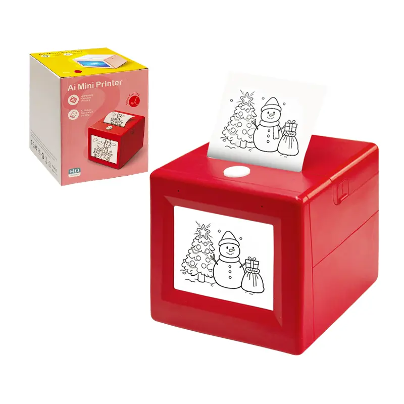 AI Voice Mini Printer, Wireless Portable Smart Cool Mini Gadget, Kids Learning Toy for Imagination, DIY Craft Tools and Gadgets, Home Office Essential, Cool Gadgets