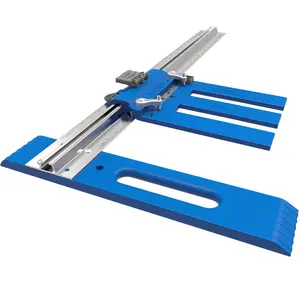 Heavy duty metal circular saw guide rail, precise manual cutting tool, suitable for DIY projects, professional woodworking, and construction operations. No need for electricity, sturdy and durable structure, strong stability, it is a surprise gift for men