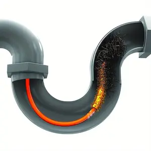 Drain Weasel Sink Snake Cleaner - Drain Hair Clog Remover Tool With Rotating Handle -Flexible, Easy To Use On Most Powerful Pipe Dredging