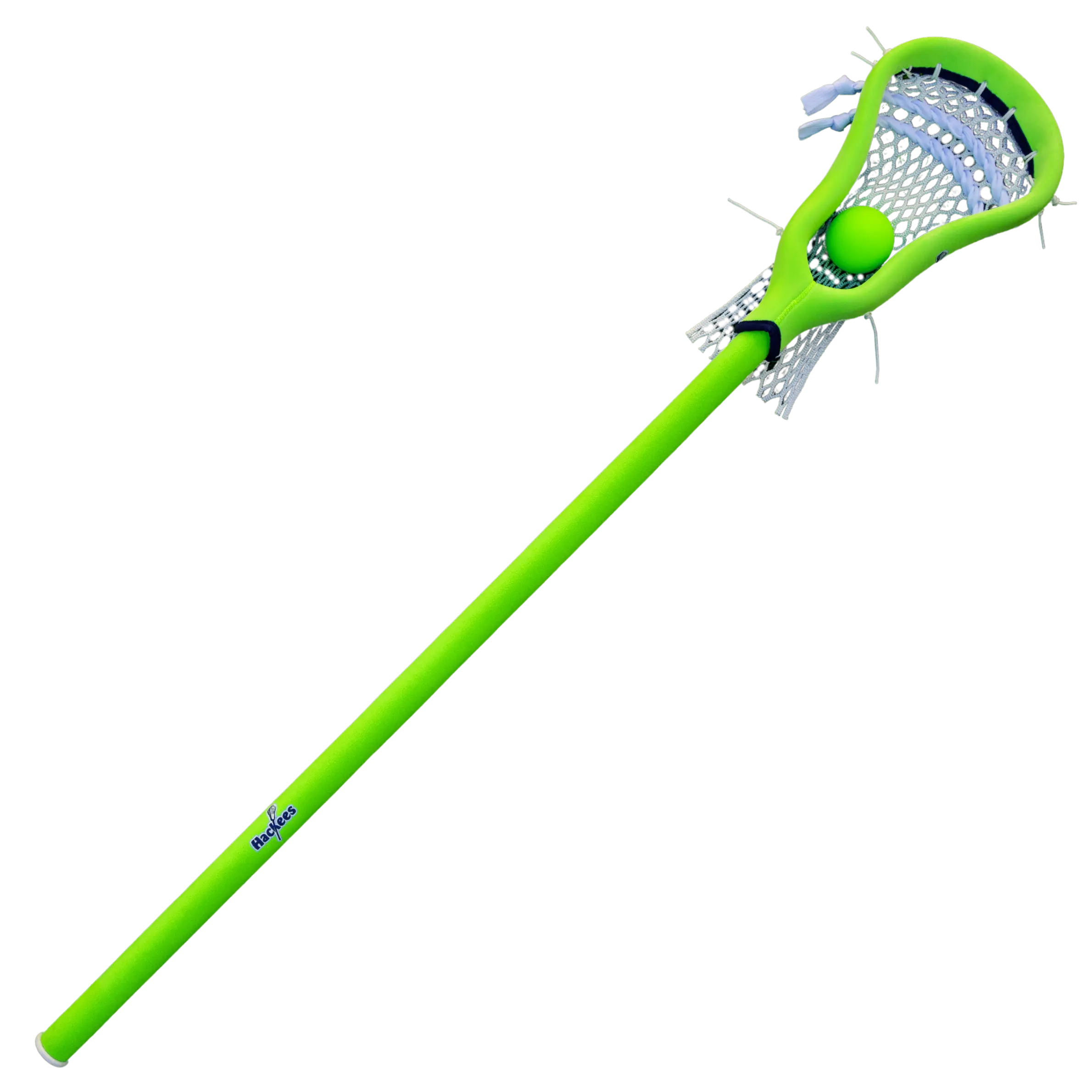 The "Long Pole, Hackees Lacrosse Stick, Hackees Lax, Lacrosse Stick, Hackees Long Pole