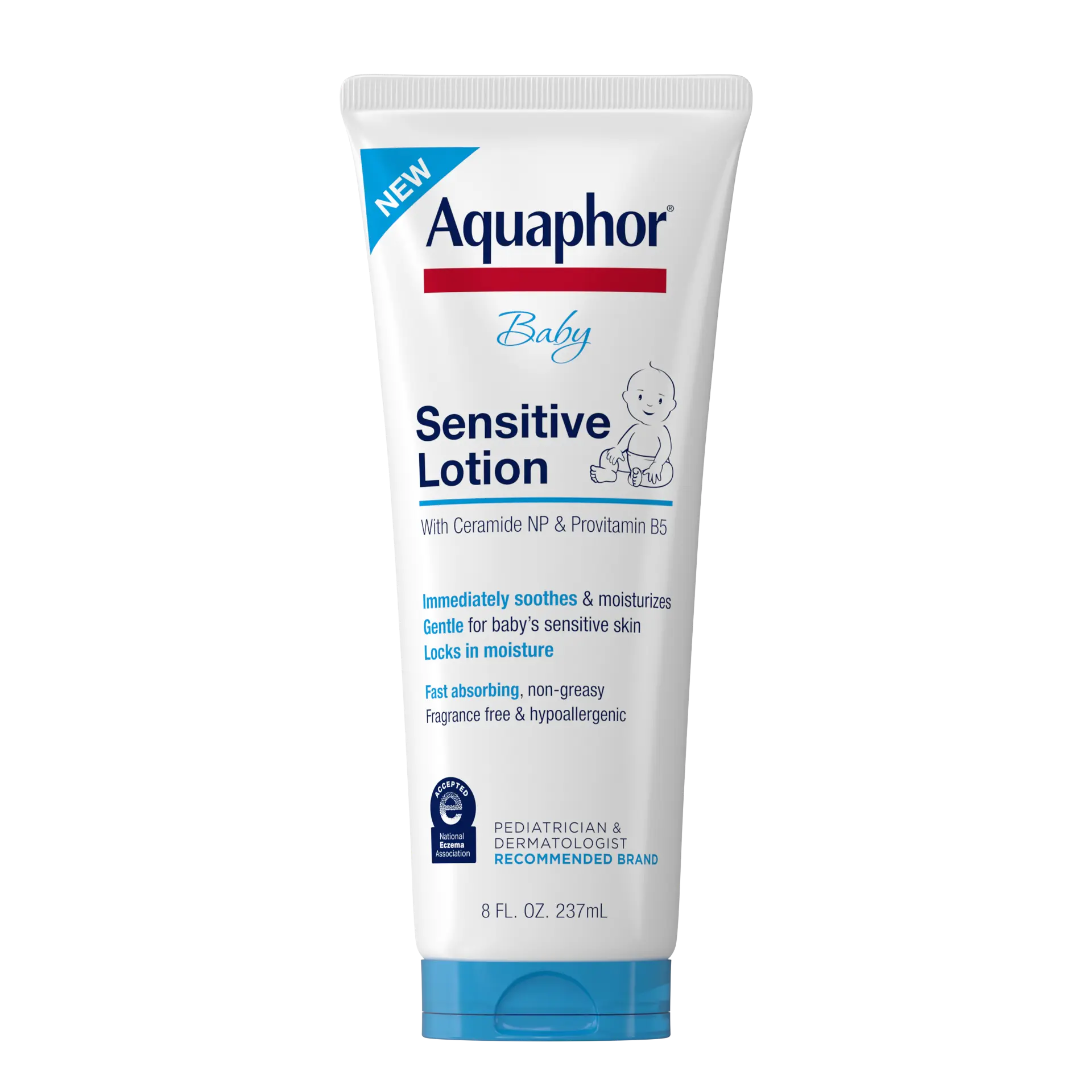 Aquaphor Baby Sensitive Daily Lotion 8 oz