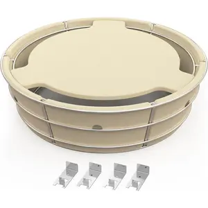 Stainless Steel Charcoal Ash Basket, Charcoal Firebox Set with Heat Deflector for Weber 22-inch Kettle Charcoal Grills